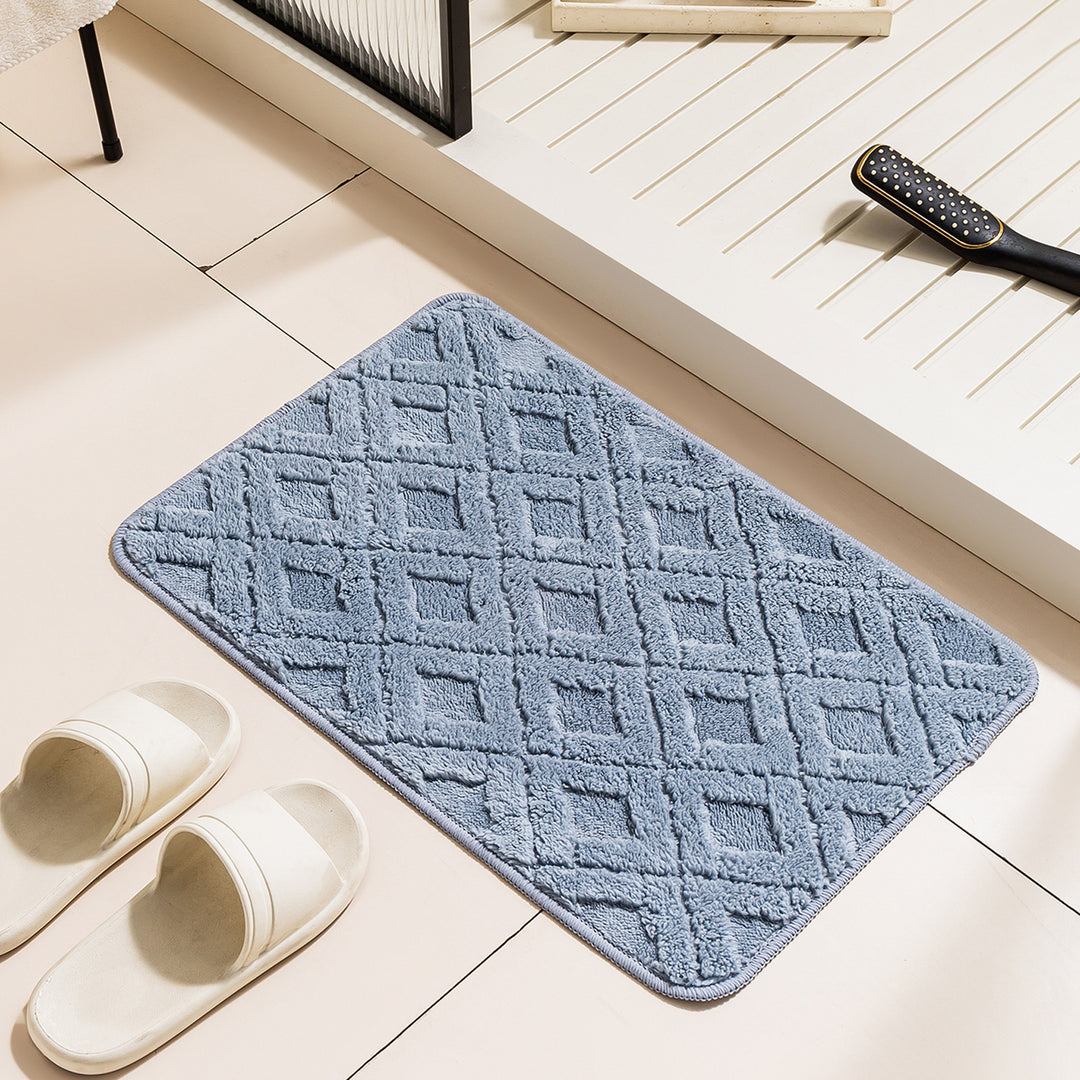 Textured Non-Slip Bathroom Mat Kalsten
