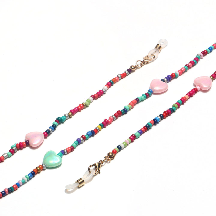 Colorful Floral Beaded Eyewear Holder Kalsten