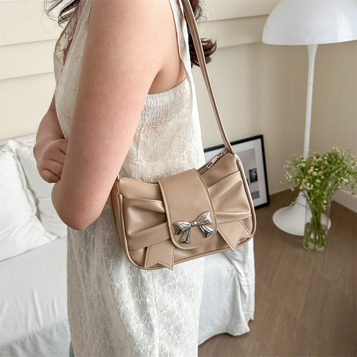 Elegant Bow Accent Shoulder Bag Kalsten