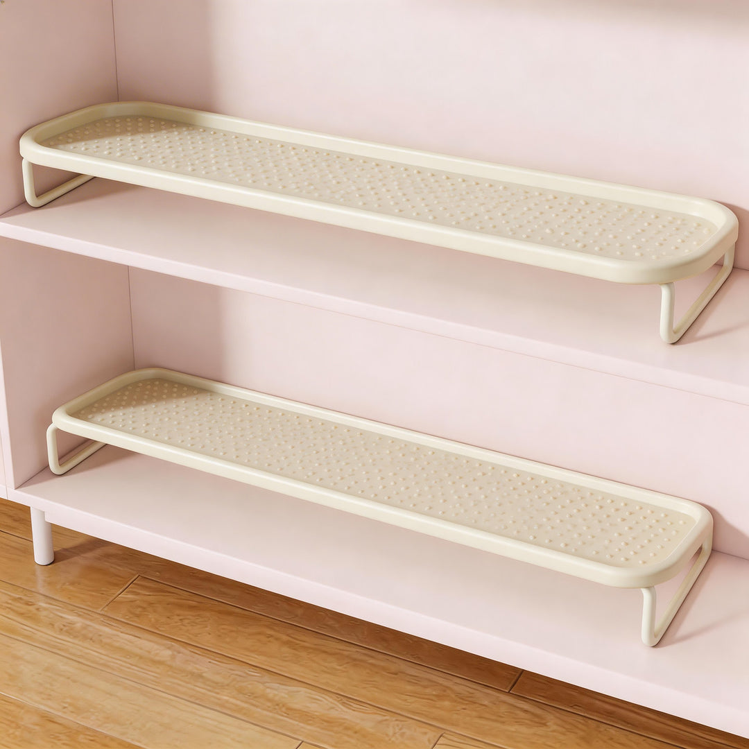 Mesh Stackable Desk Organizer Shelf Riser