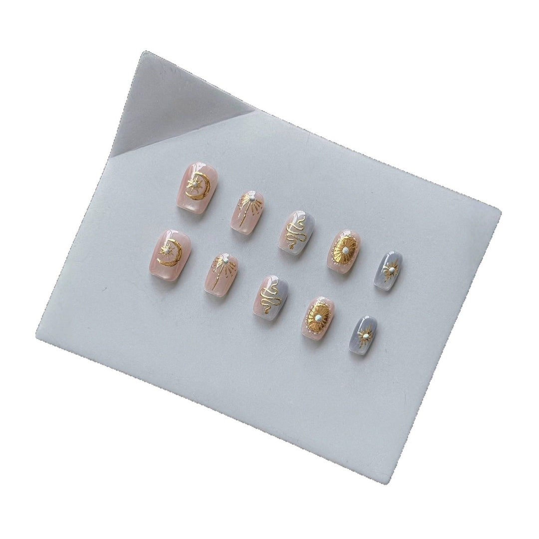 Celestial-Inspired Press-On Nail Set