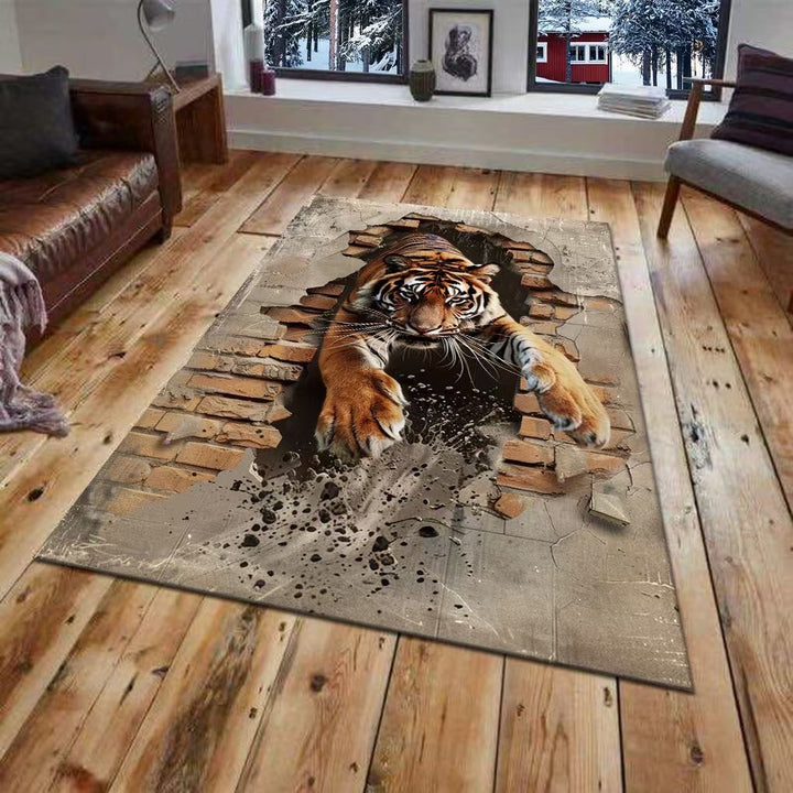 3D Printed Tiger Wall Mural Kalsten