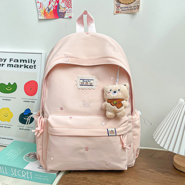 Stylish Floral-Embellished Backpack Kalsten