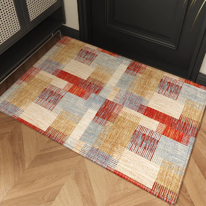 Colorful Checkered Entry Mat