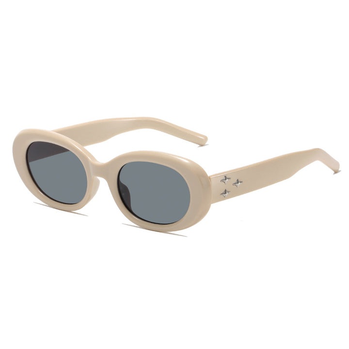 Retro Oval Frame Sunglasses Kalsten