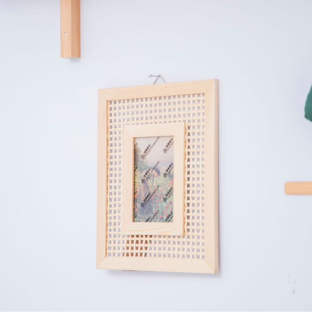Decorative Natural Wood Photo Frame Kalsten