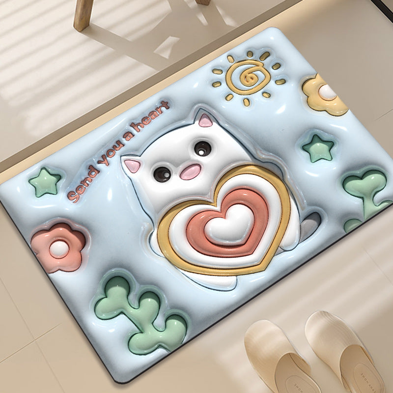 Cute Cartoon-Themed Area Mat