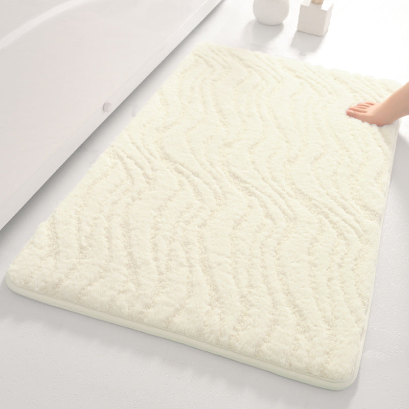 Soft Wave Pattern Bathroom Mat Kalsten