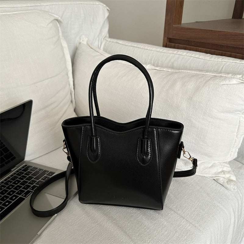 Luxurious Structured Handheld Satchel