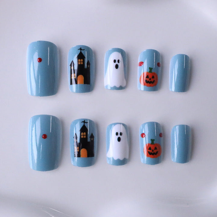 Halloween-Themed Press-On Nail Art Set Kalsten