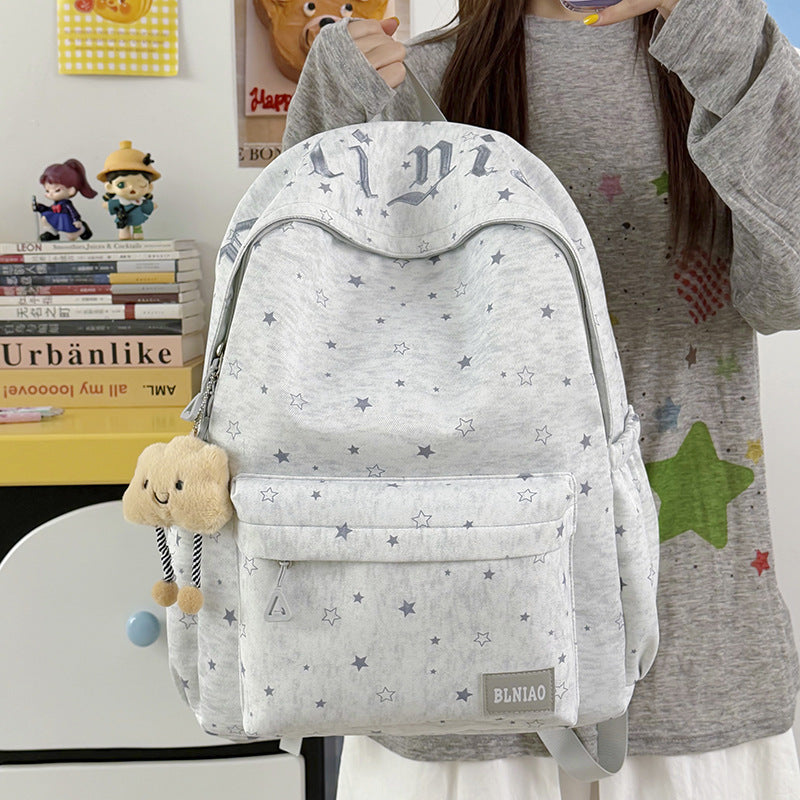 Stylish Lightweight Star-Patterned Backpack Kalsten