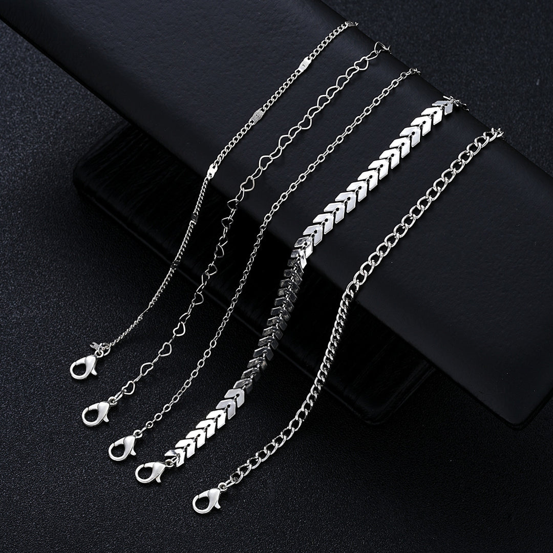 Multi-Layered Chain Bracelet Set Kalsten