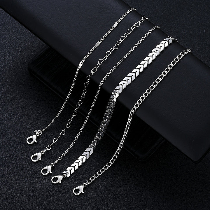 Multi-Layered Chain Bracelet Set Kalsten