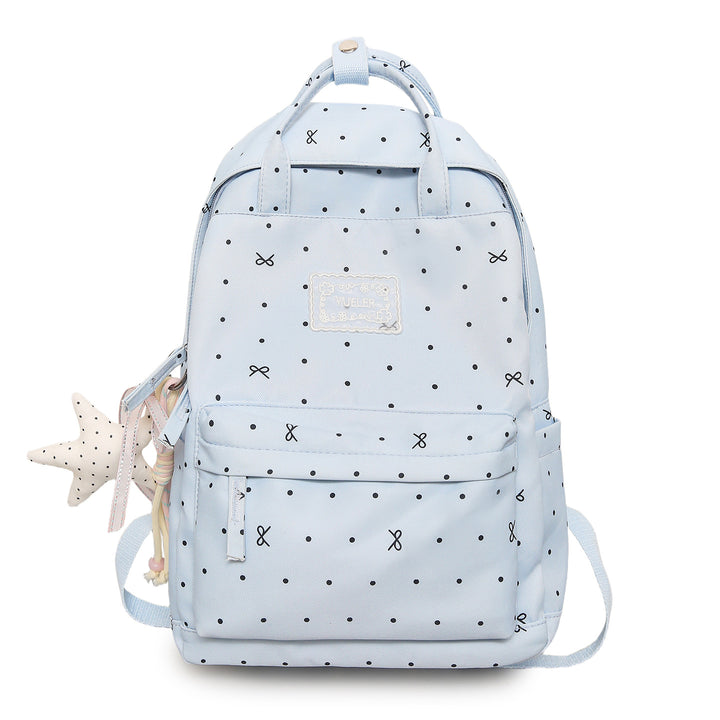 Stylish Dot-Printed Backpack Kalsten