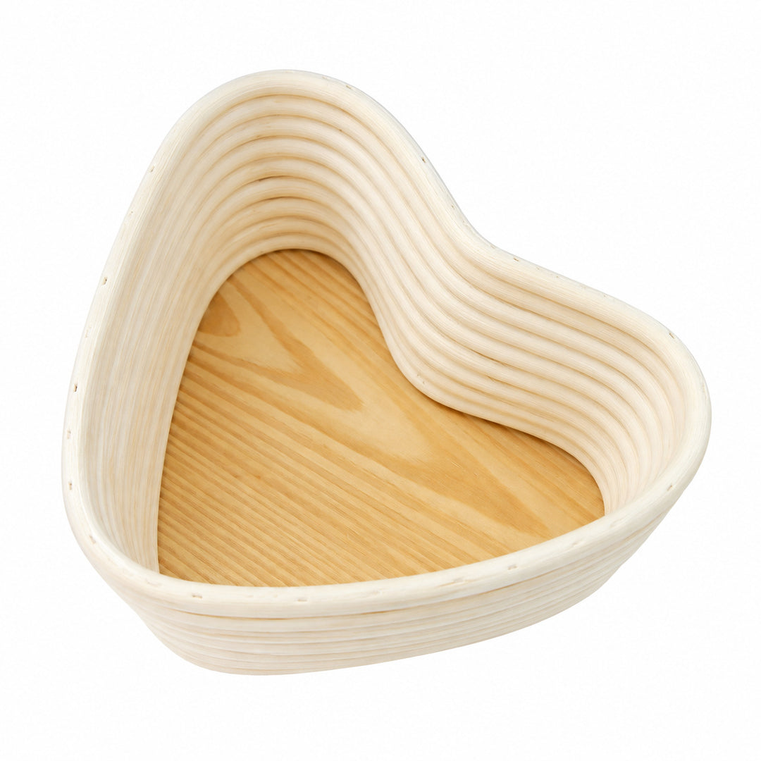 Artisan Heart-Shaped Woven Storage Basket Kalsten