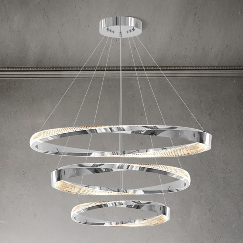 Modern Suspension Ring Chandelier