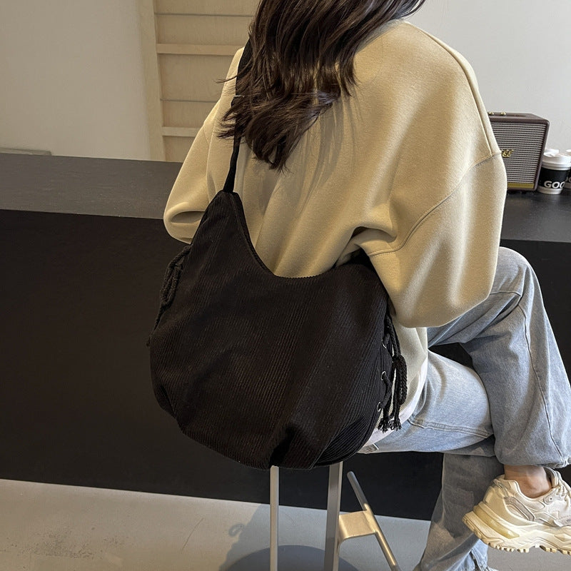 Casual Textured Hobo Bag Kalsten