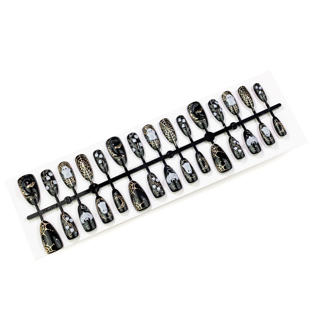 Halloween-Themed Decorative Press-On Nail Set 1790738553