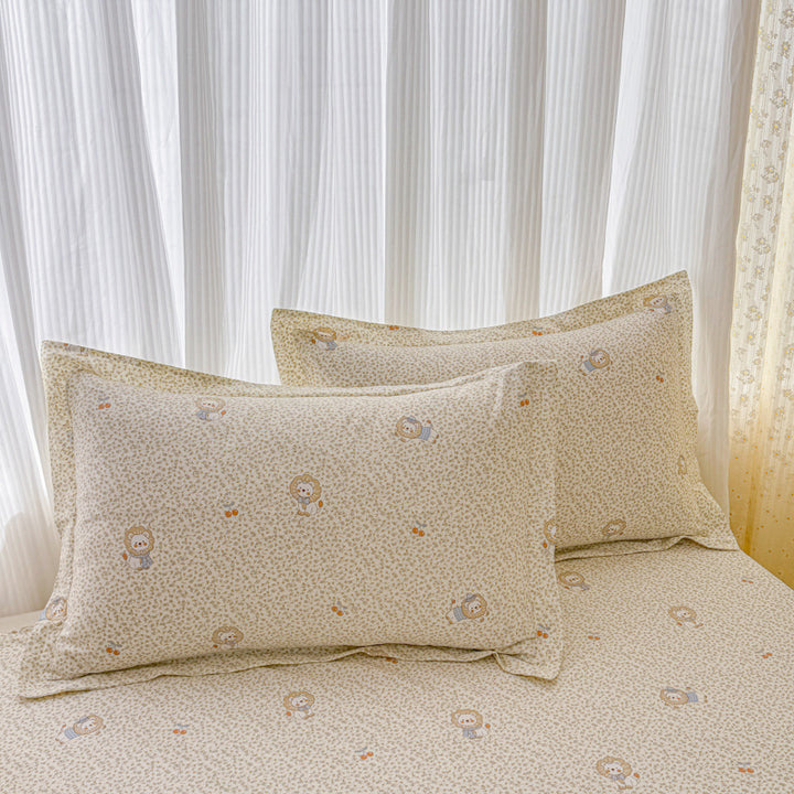 Flower Print Pillowcase Set
