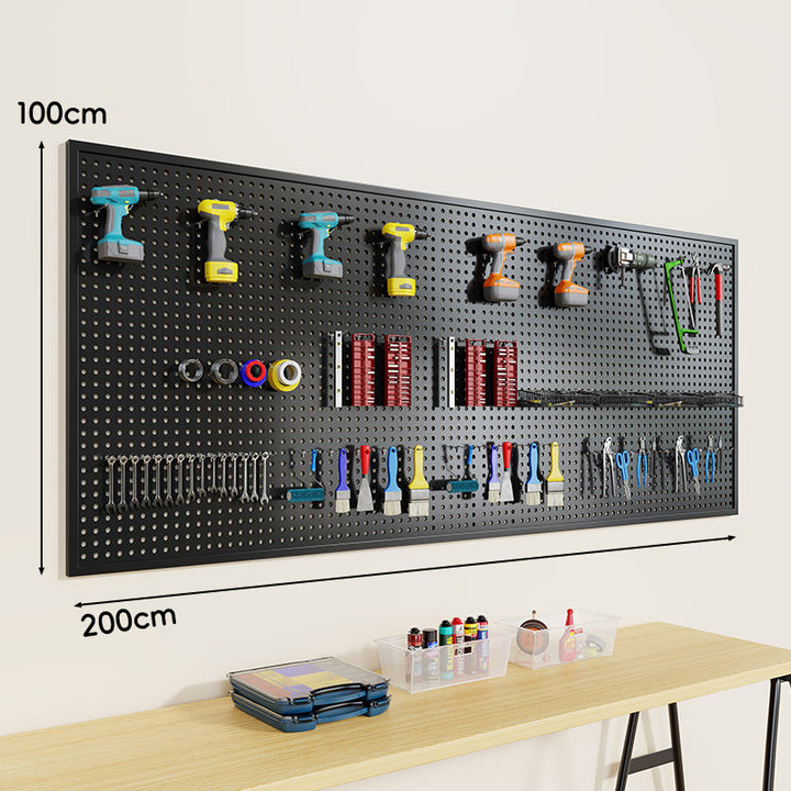 Pegboard Double-Prong Metal Hooks Compact Heavy-Duty Display Hangers