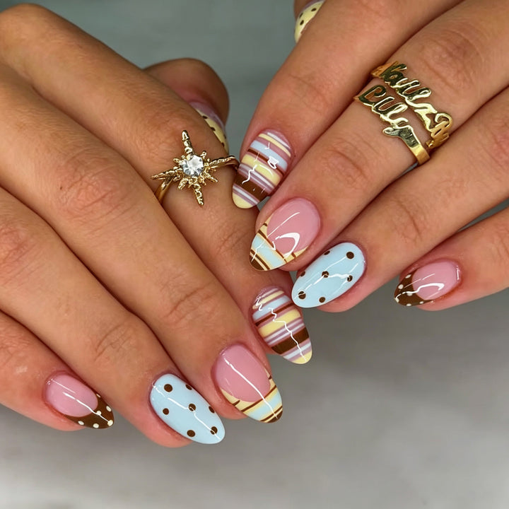 Glamorous Press-On Nail Art Set