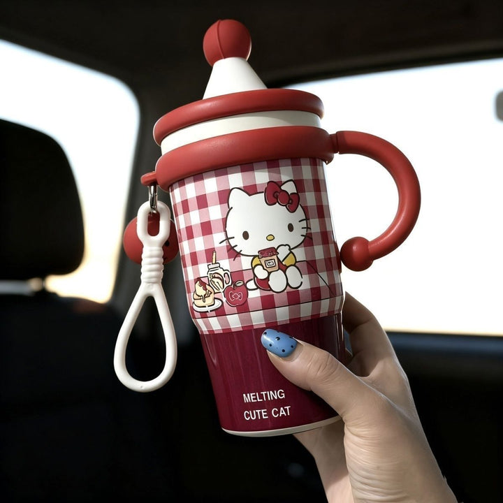 Women's insulated drinking cup with cute cat design Kalsten