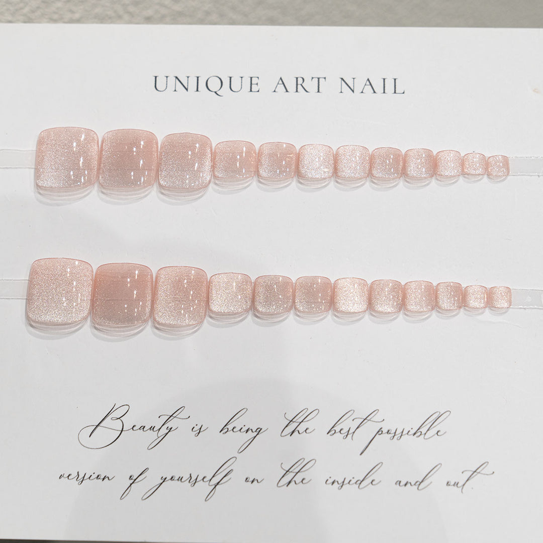 Decorative Glitter Toenail Art  1791110647