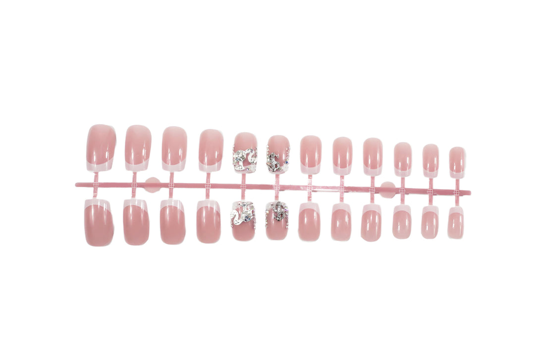 Acrylic nail set with luxurious design elements Kalsten