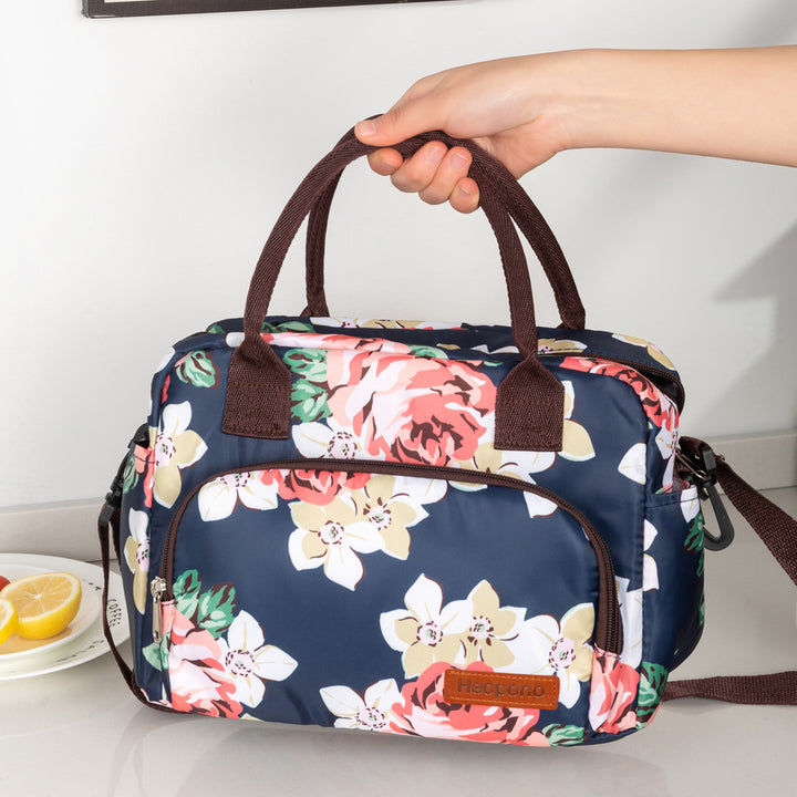 Versatile Leopard Print Travel Tote