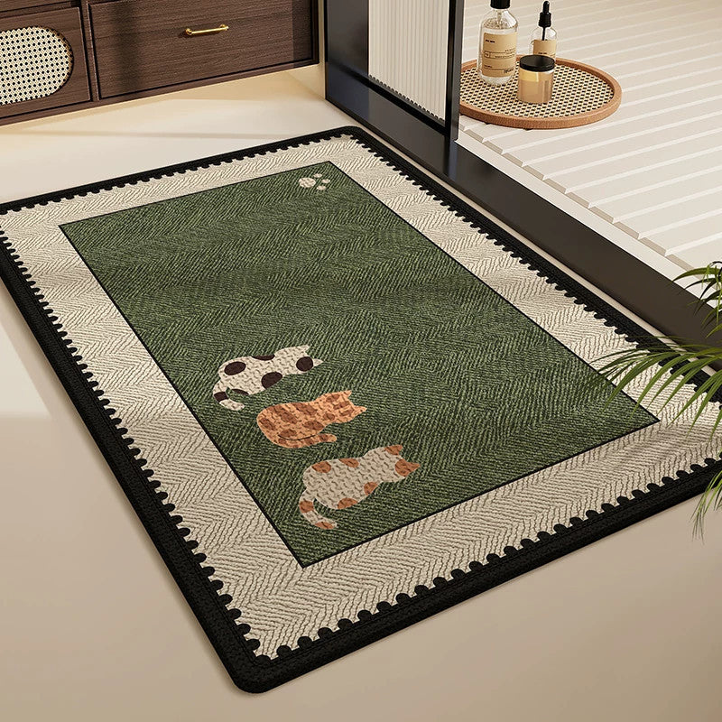 Playful Cartoon Pet Area Rug Kalsten