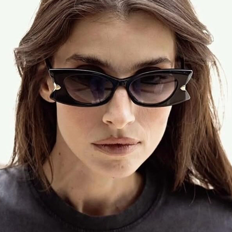 Women's Cat-Eye Sunglasses with stylish metal inserts and UV protection Kalsten