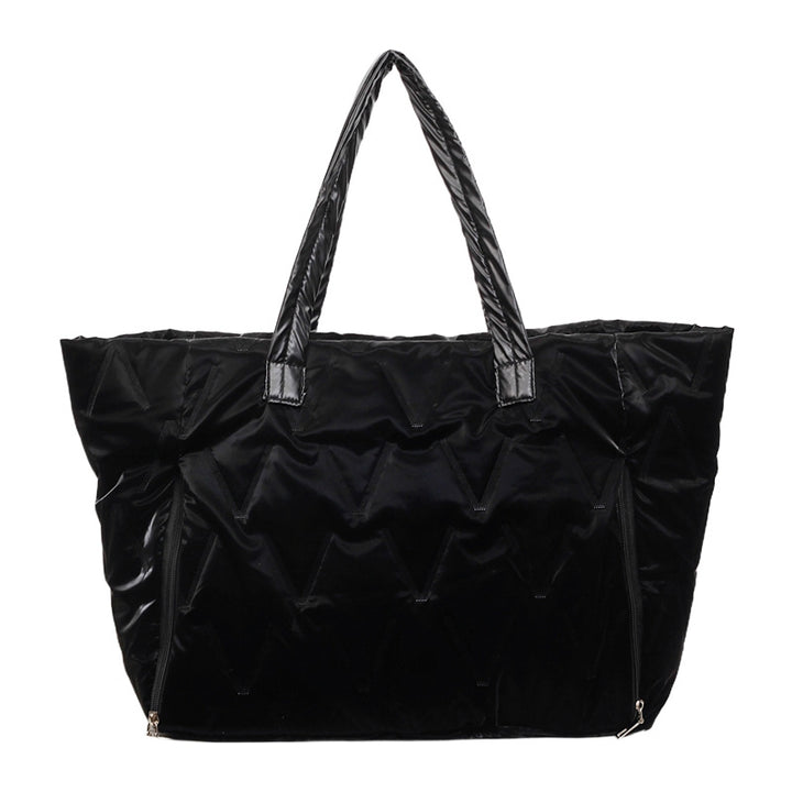 Spacious Quilted Travel Tote Kalsten