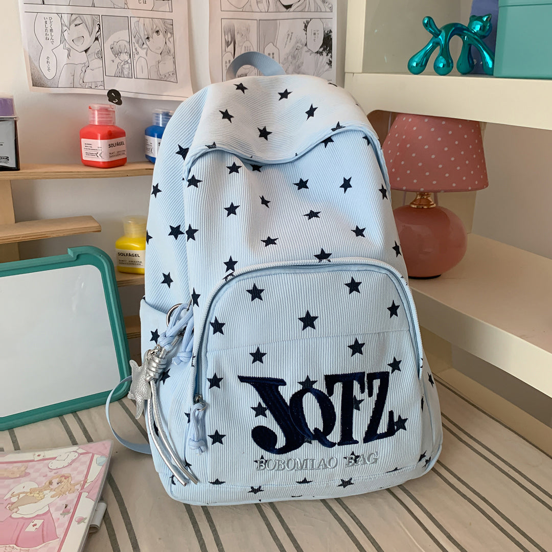 Stylish Star-Printed Backpack Kalsten