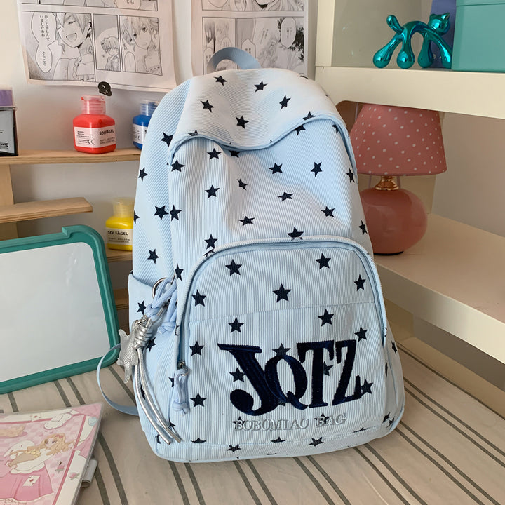 Stylish Star-Printed Backpack Kalsten