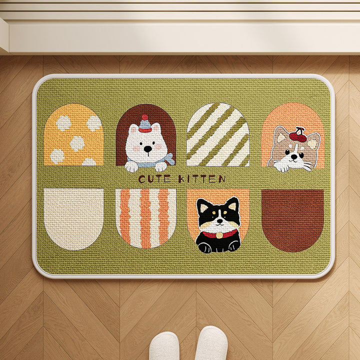 Playful Pet-Themed Area Rug Kalsten