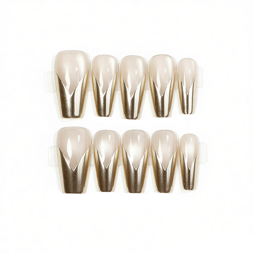 Elegant Stiletto Press-On Nail Art Set Kalsten
