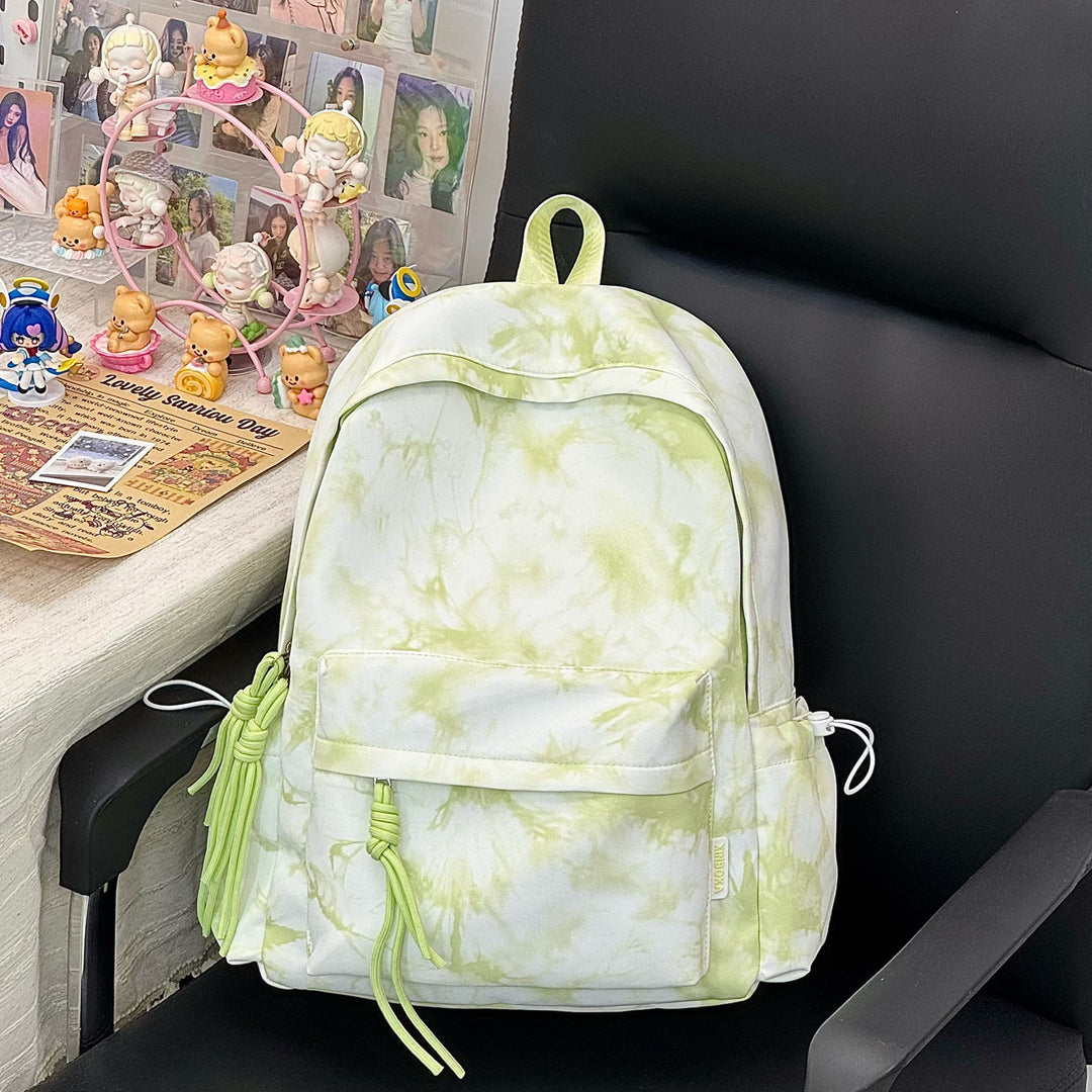 Trendy Tie-Dye Patterned Backpack Kalsten