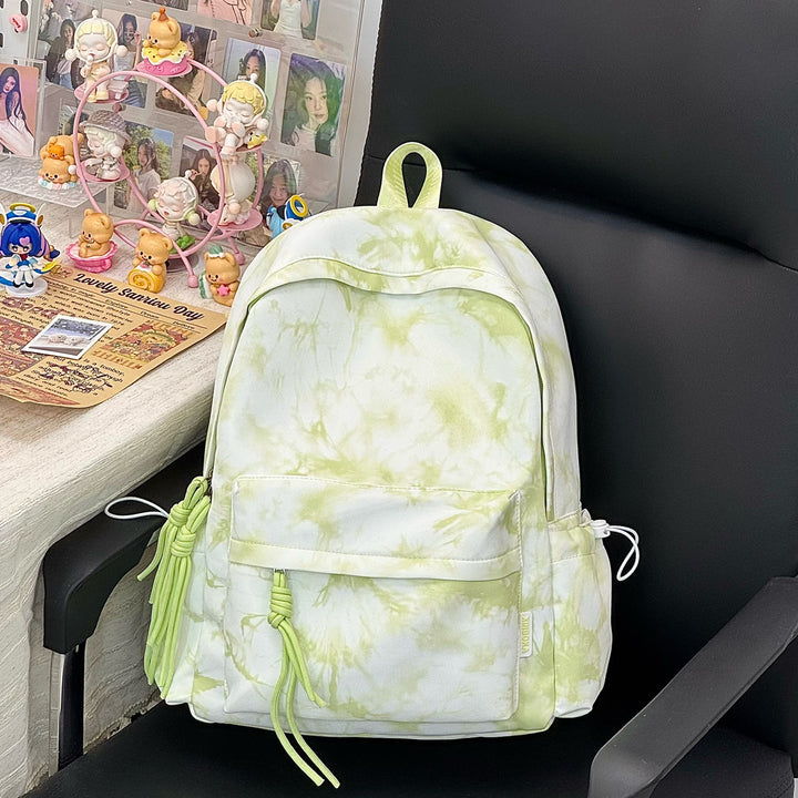 Trendy Tie-Dye Patterned Backpack Kalsten