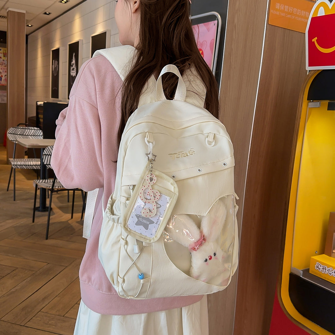 Cute Character-Themed Transparent Backpack Kalsten