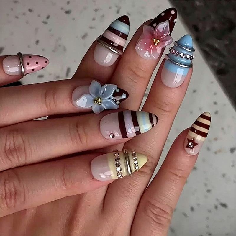 Luxury Nail Art Set with Galactic Designs Kalsten