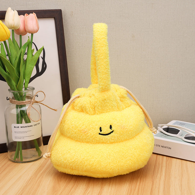 Cute Plush Bucket Bag