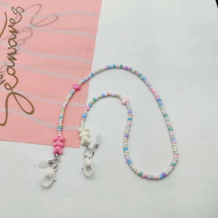 Playful glasses holder chain with colorful beads Kalsten