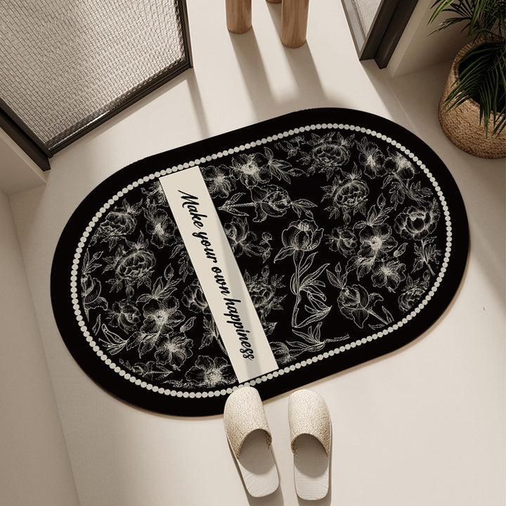 Decorative Motivational Bath Rug