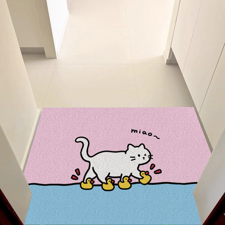 Cartoon-Themed Welcome Mat Kalsten