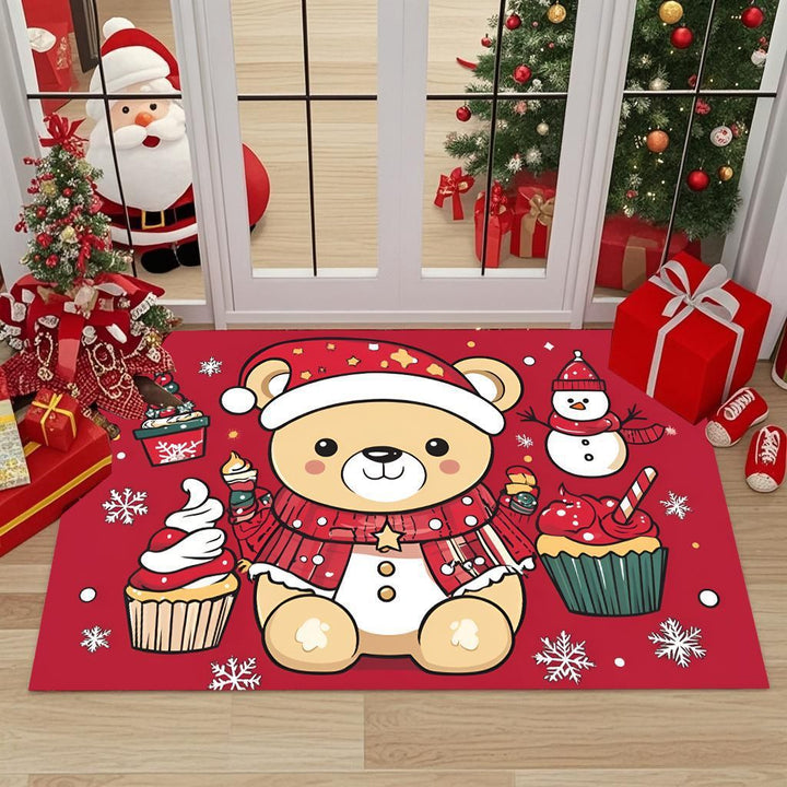 Festive Christmas-Themed Decorative Doormat Kalsten