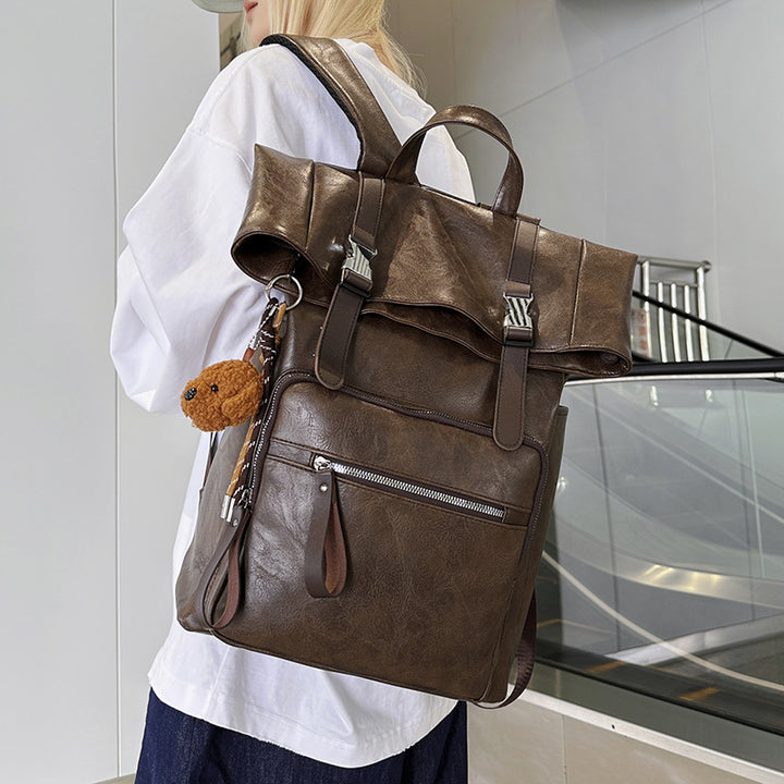 Stylish Leather Backpack Kalsten
