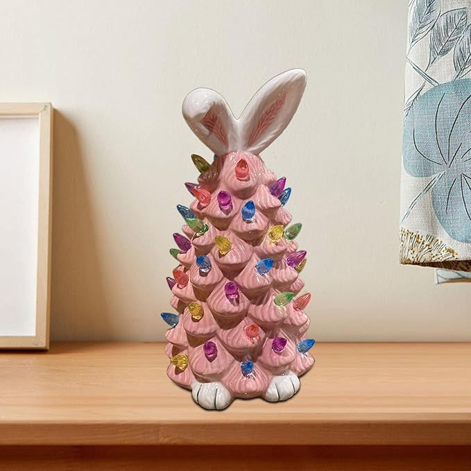 Whimsical Bunny Figurine Decor Kalsten