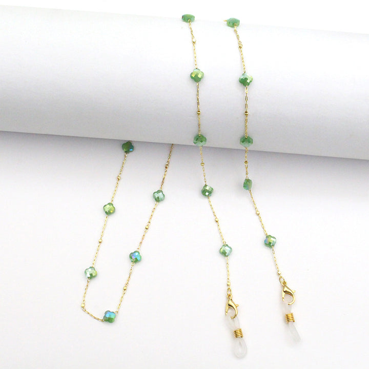 Elegant Crystal-Designed Eyewear Chain Kalsten