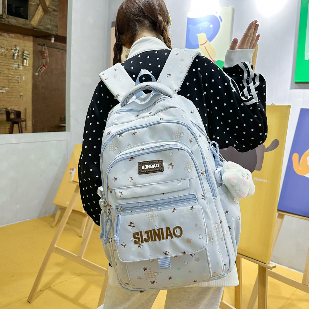 Cute Star-Embellished Everyday Backpack Kalsten