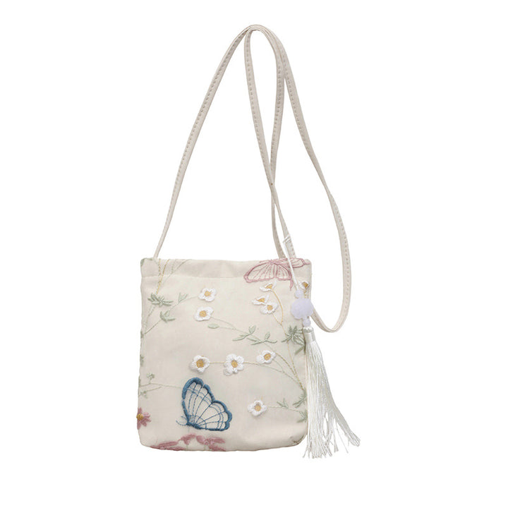 Elegant Embroidered Crossbody Bag